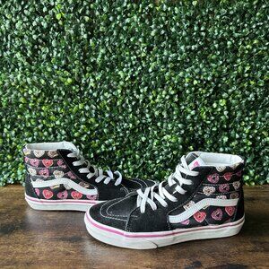 Vans Kids SK8-Hi Heart Donuts Black Kids Size 5.5 Shoes Suede Sneakers Juniors